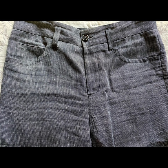 Marc Jacobs Linen High Waisted Cropped Pants with Back Zippers, size 8 - Picture 7 of 12